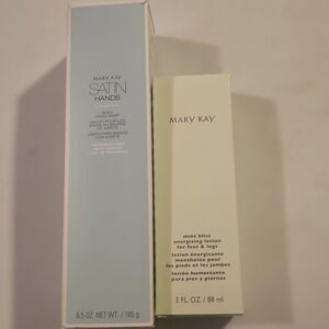 MARY KAY  MINT BLISS ENERGIZING  lotion 3oz and satin  Hands 6.5oz